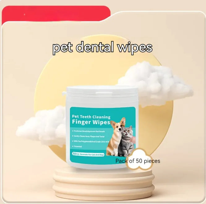 Pet cleaning gloves and wipes