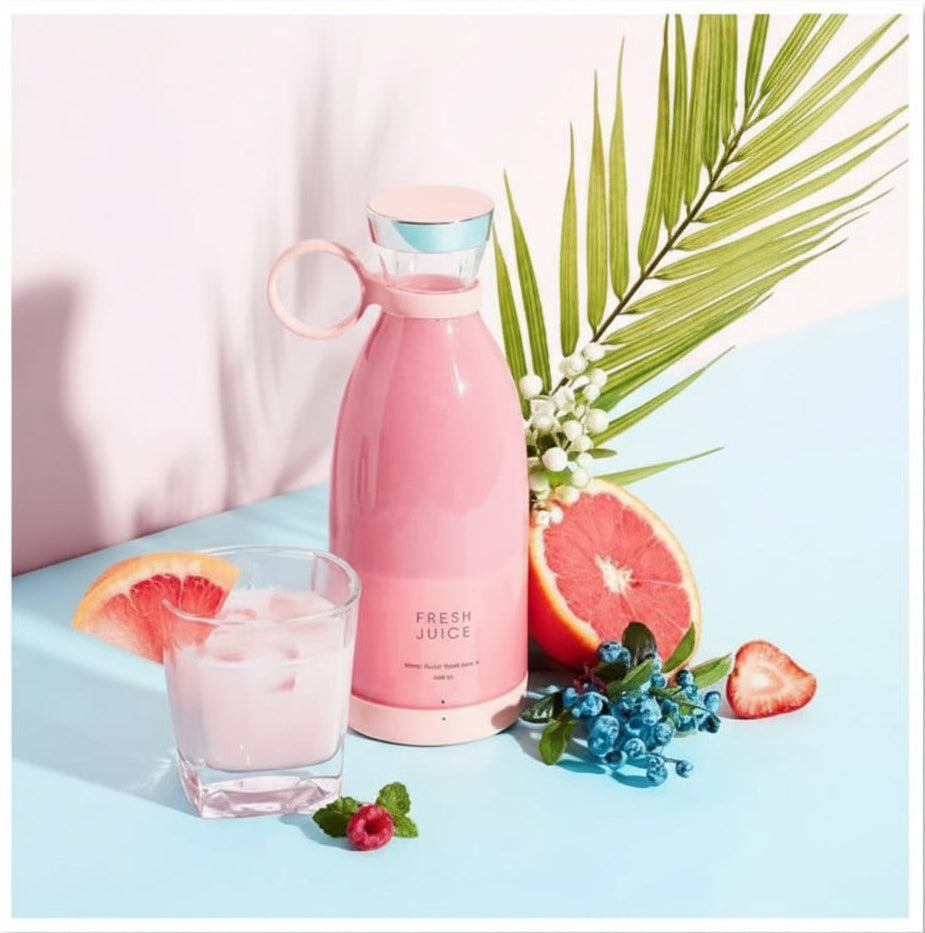 Mini licuadora de vaso portatil rosa - additional image 1