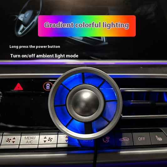 Car Little Fan Car Air Conditioner Colorful Truck Clip