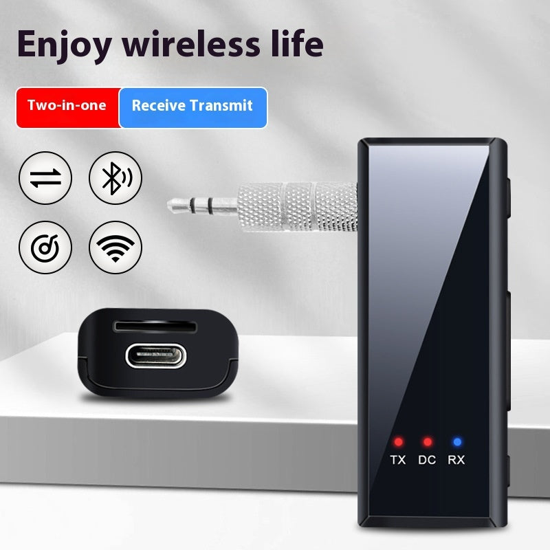 35mm Bluetooth Adapter Car Bluetooth 54 Two-in-one Audio Receiver And Transmitter