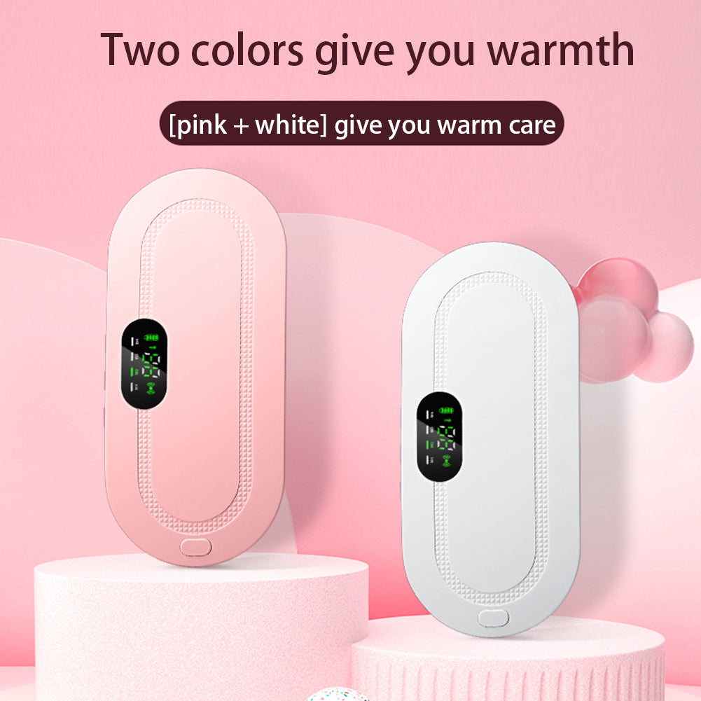 Almohadilla térmica menstrual cinturón inteligente cálido alivio del dolor de cintura calambres masajeador abdominal vibratorio dispositivo eléctrico de cinturón para la cintura