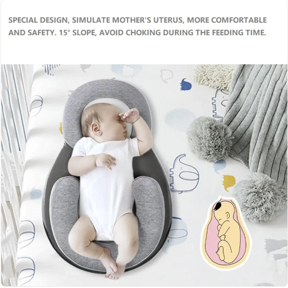 Anti-spit-up pillow for babies